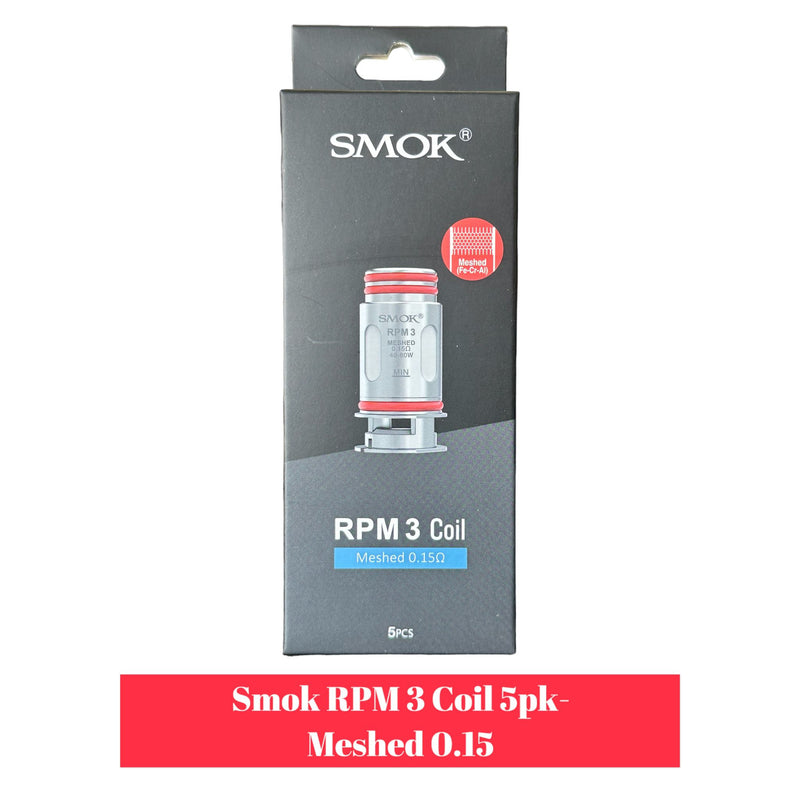 Smok RPM 3 Replacement Coils by Smok- 5 pack Smok RPM 3 Replacement Coils by Smok- 5 pack