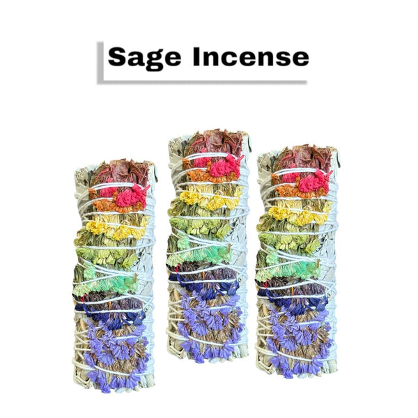 Sage Incense 4" Colored- 1ct