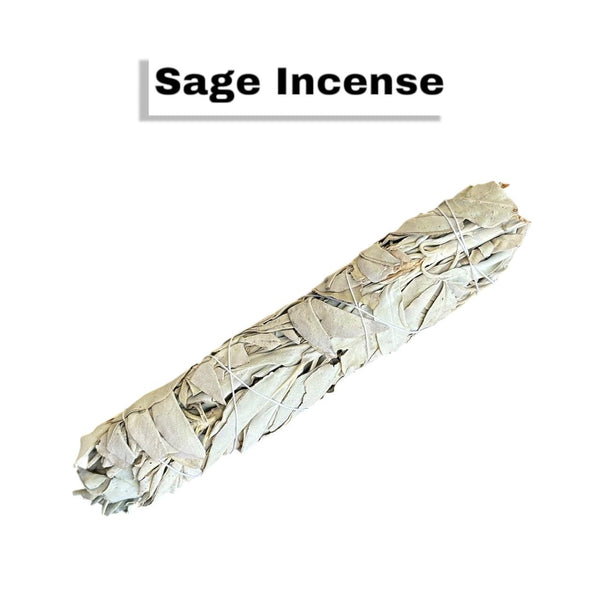 Sage Incense 9" White - 1ct