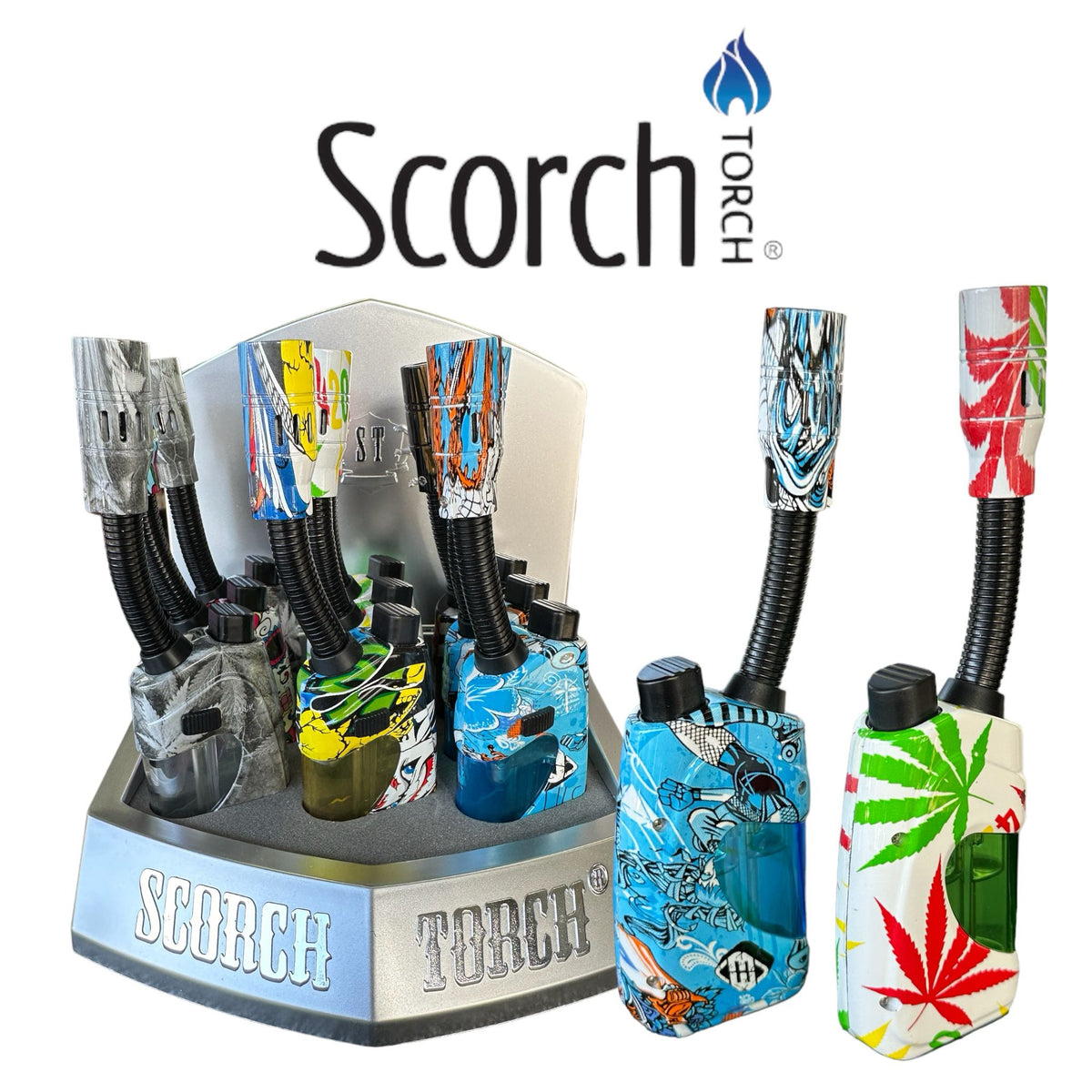 Scorch 61685-1/Bendable Torch - 9ct | SoCAL Distro LLC
