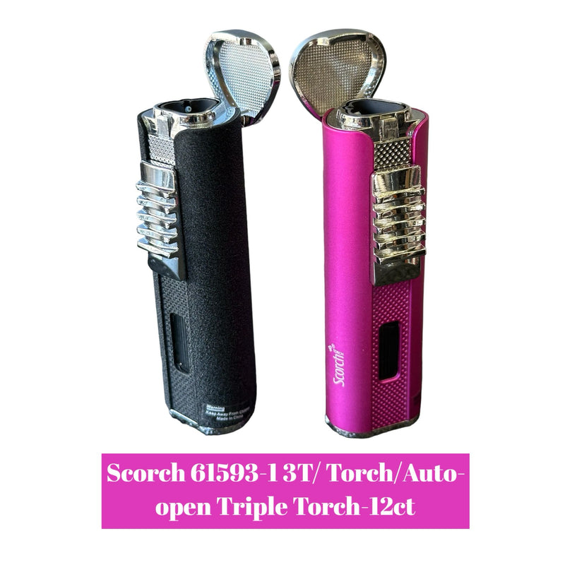 Scorch 61593-1 3T/ Torch/Auto-open Triple Torch -12ct
