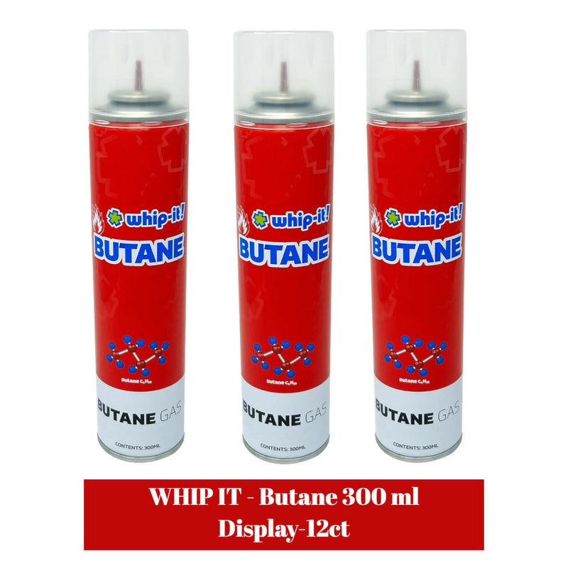 WHIP IT - Butane 300 ml Display-12ct | SoCAL Distro LLC