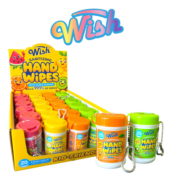 Wish Hand Wipes Display -24ct