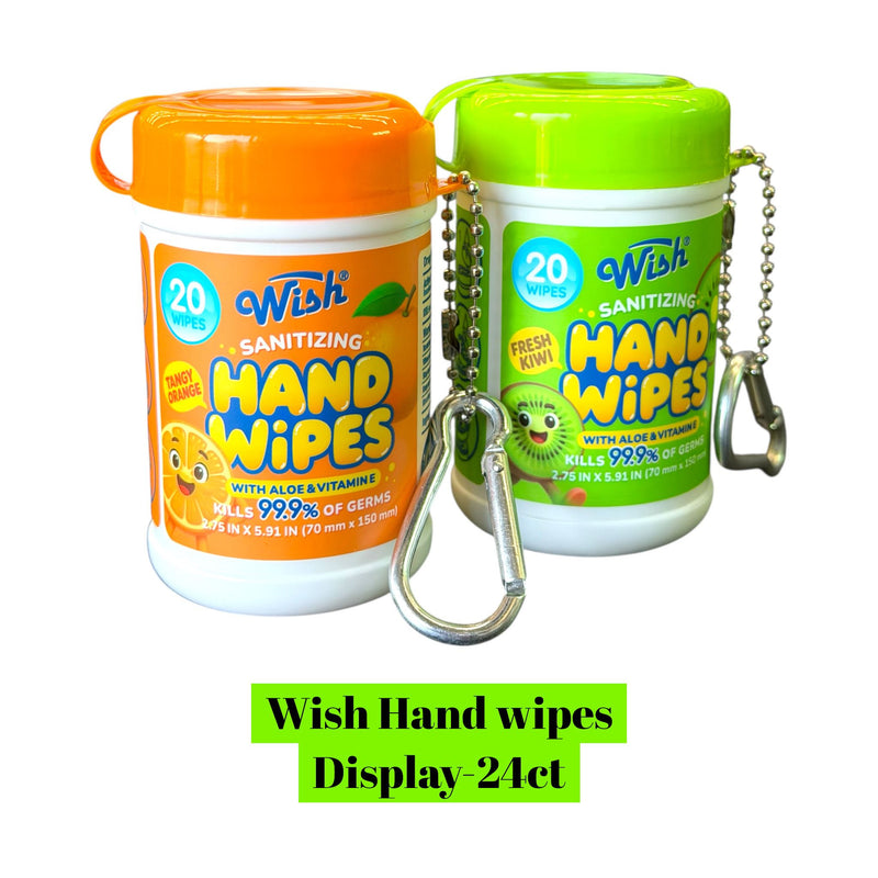 Wish Hand Wipes Display -24ct