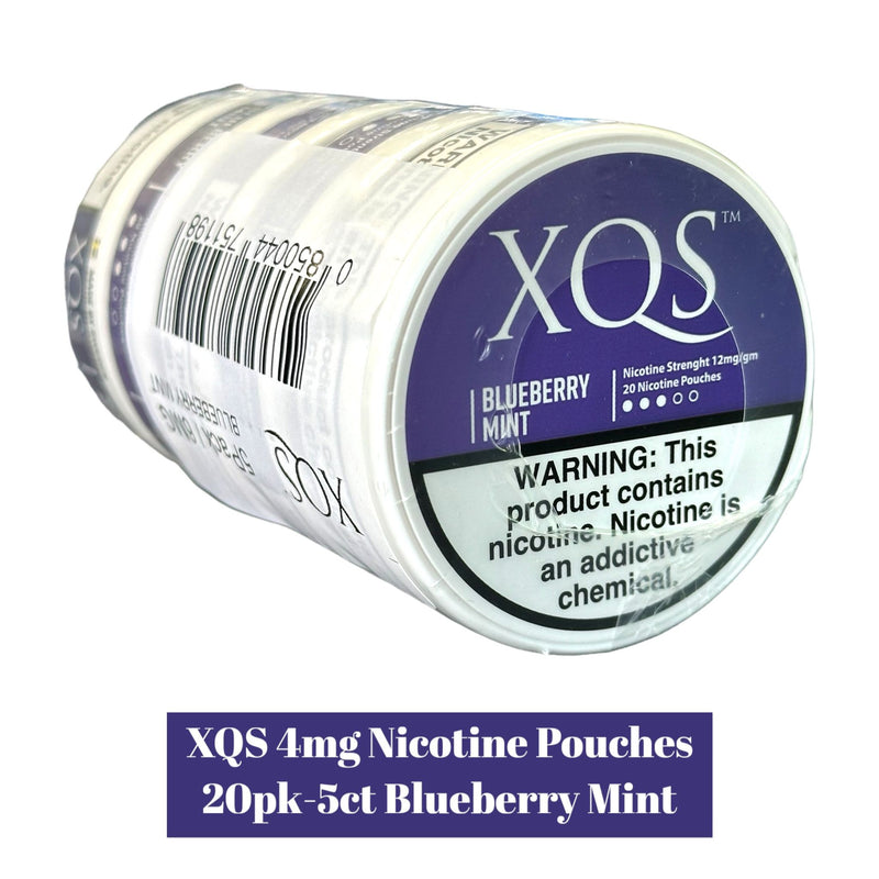 XQS Nicotine Pouches 4mg 20pk- 5ct