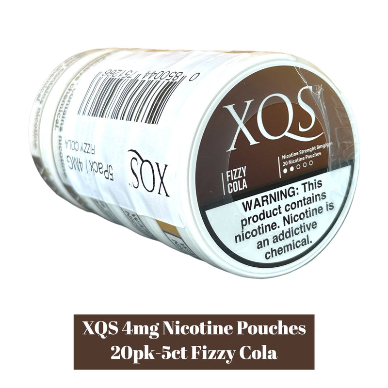 XQS Nicotine Pouches 4mg 20pk- 5ct