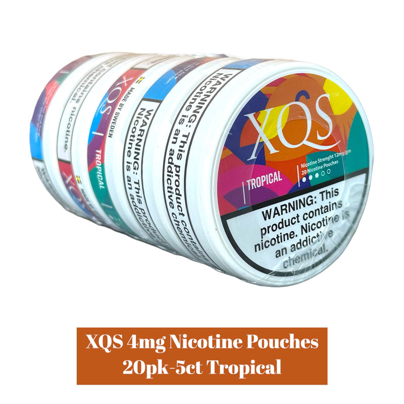 XQS Nicotine Pouches 4mg 20pk- 5ct