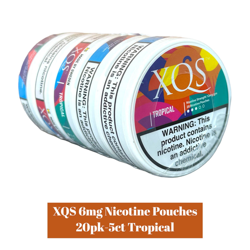 XQS Nicotine Pouches 6mg 20pk- 5ct