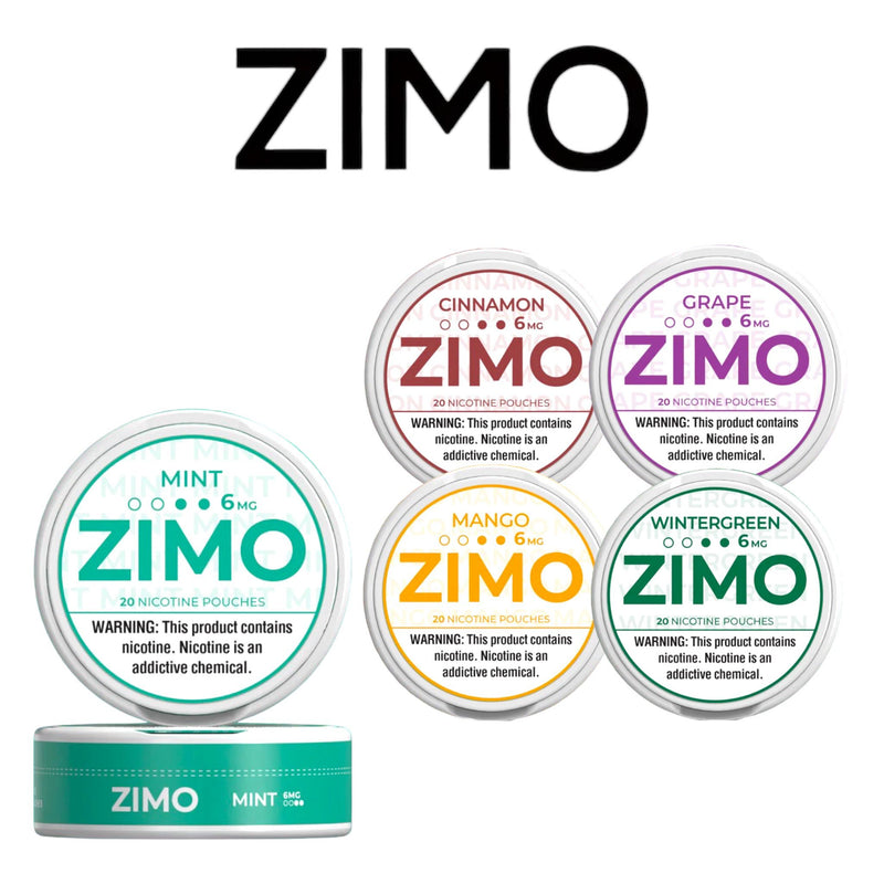 Zimo 6mg Nicotine Pouches 20pk -5ct