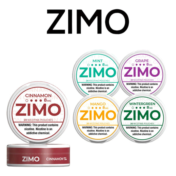 Zimo 8mg Nicotine Pouches 20pk -5ct