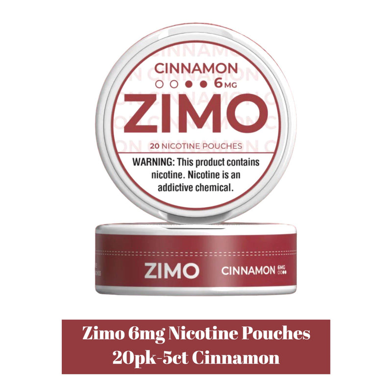 Zimo 6mg Nicotine Pouches 20pk -5ct