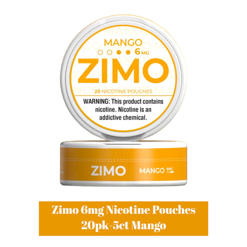 Zimo 6mg Nicotine Pouches 20pk -5ct