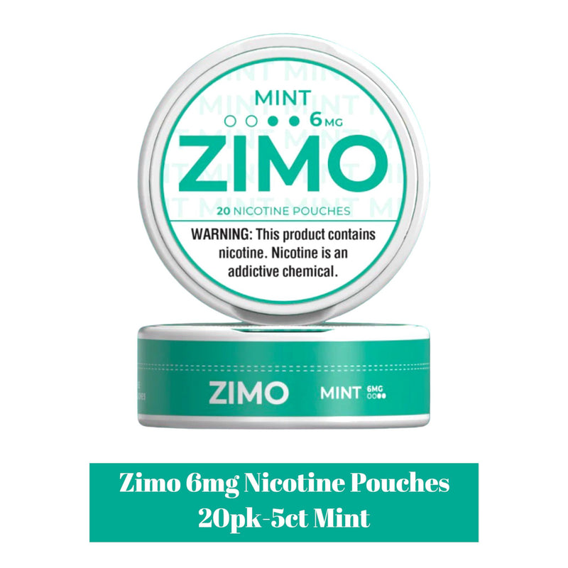 Zimo 6mg Nicotine Pouches 20pk -5ct