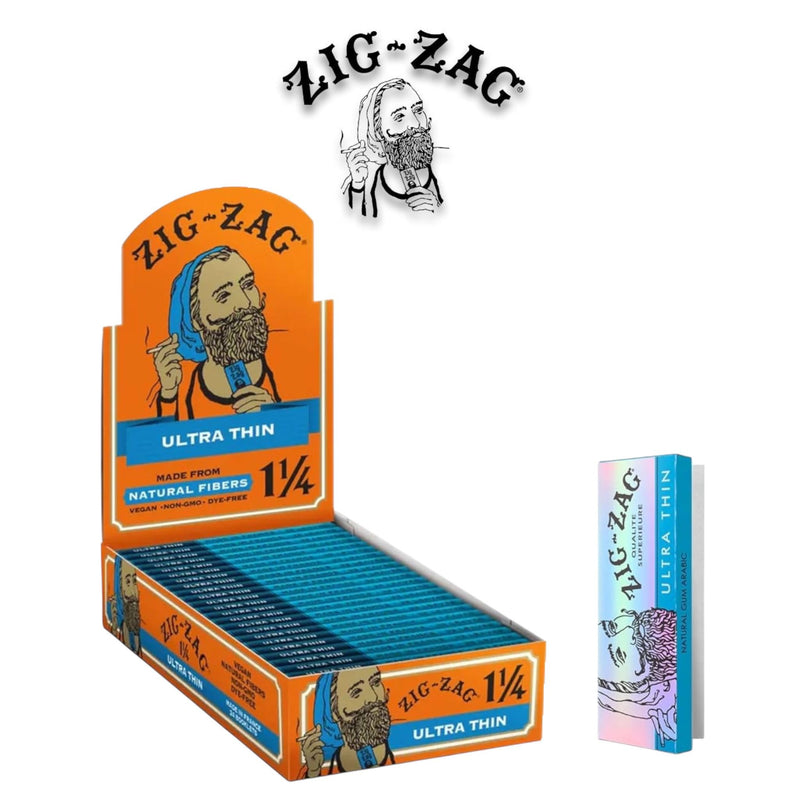Zig Zag Ultra Thin Silver 1 1/4- 24pack