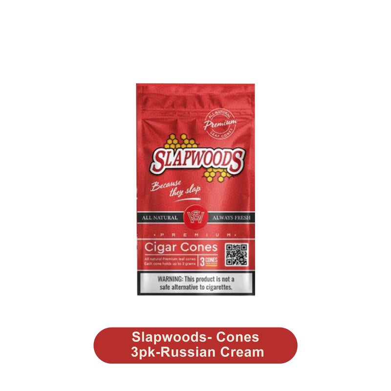 Slapwoods Cones 3pk Russian Cream 10ct