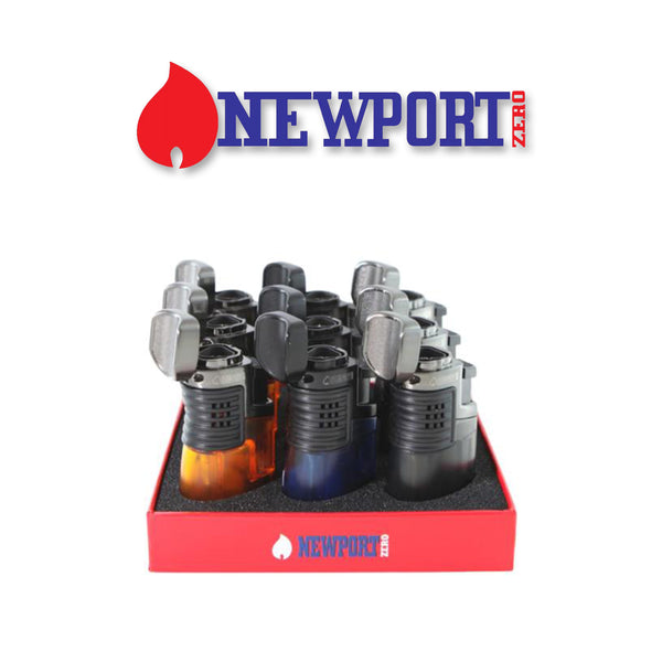 Newport Zero 3 Flame Torch with Puncher Display-9ct
