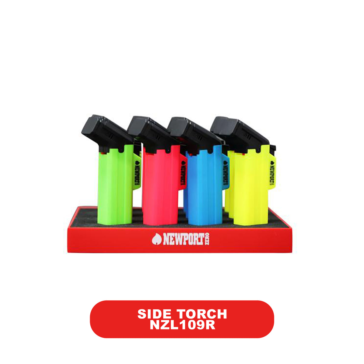 NZL108R-Newport Zero Slide Neon Torch- 12ct