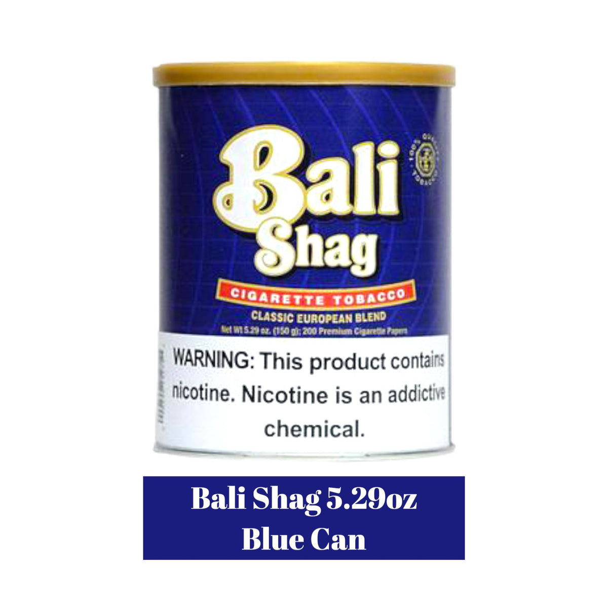 bali tobacco group Bali Shag Can 5.29oz-1ct bali tobacco group Bali Shag Can 5.29oz-1ct