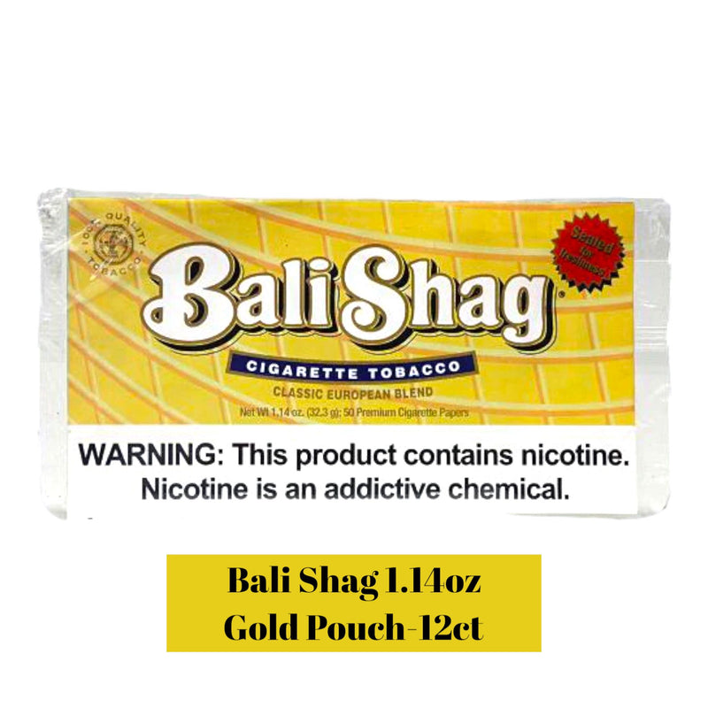 BaliShag Gold Pouch 12ct wholesale Downtown