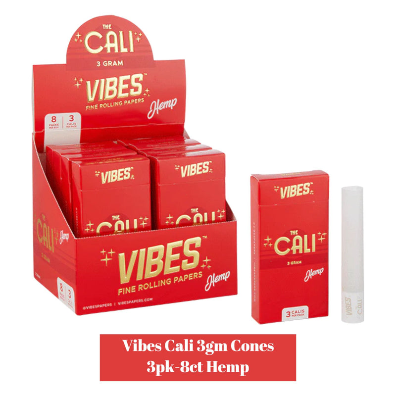 Vibes CALI Cone 3gm 3pk-8ct