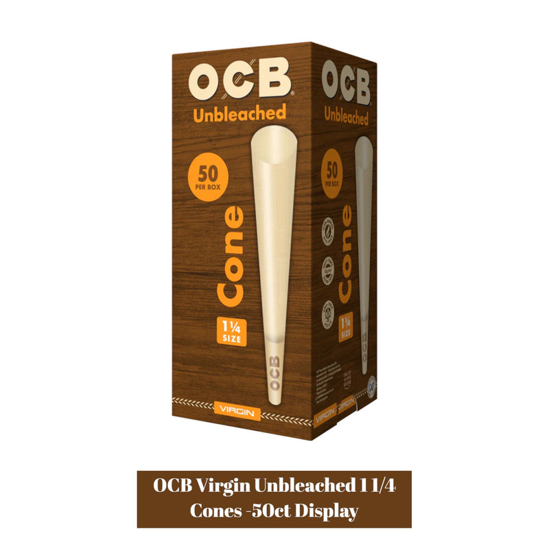 OCB 1 1/4 Rolling Paper Cones-50ct