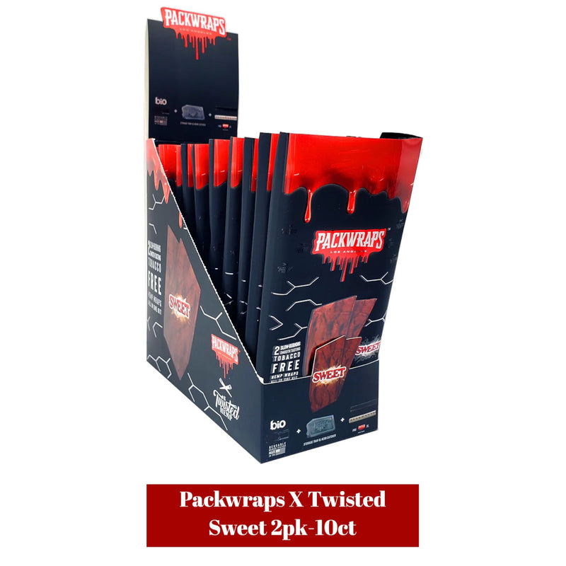 Packwraps X Twisted Blunt Wrpas 2pk-10ct