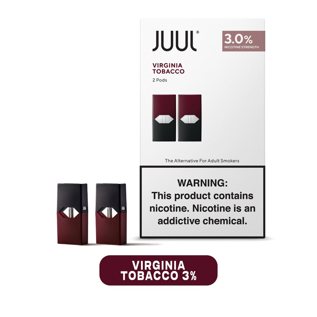 JUUL Authentic Pods 4 pack- Display of 8
