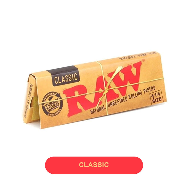 Raw Rolling Papers Classic 1 1/4 -24pack