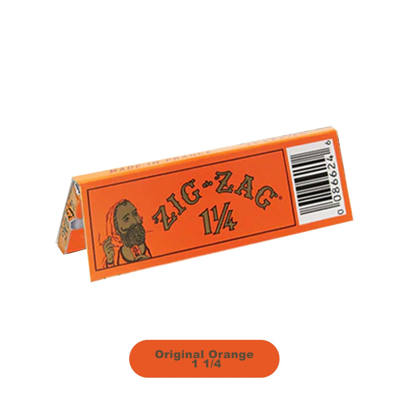 Zig Zag Orange 1 1/4 Size Rolling Papers
