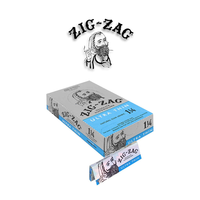 Zig Zag Ultra Thin Silver 1 1/4- 24pack