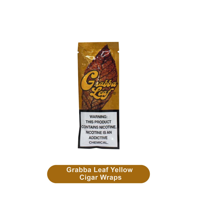 Grabba Leaf Yellow Cigar Wraps - Cheap Little Cigars