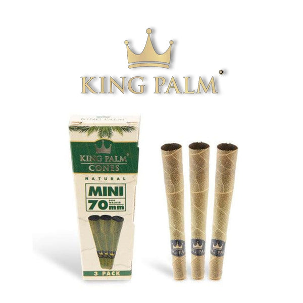 King Palm 70mm Cones Mini 3pk- 15ct