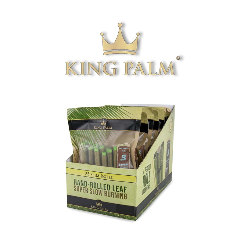 King Palm 1.5g Slim Rolls 25pk- 8ct