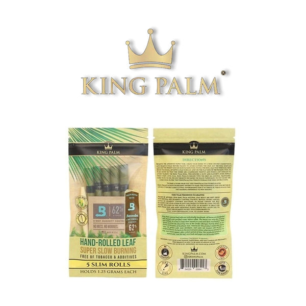 King Palm 1.5g-Slim Rolls 5pk-15ct