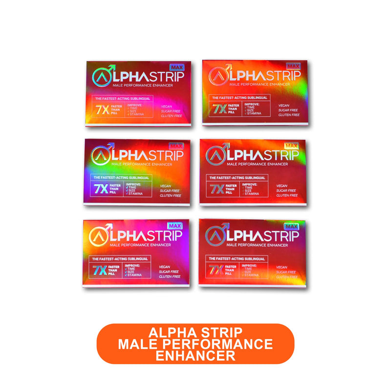 AlphaStrip MAX 1pk Male Performance Enhancer- 36ct