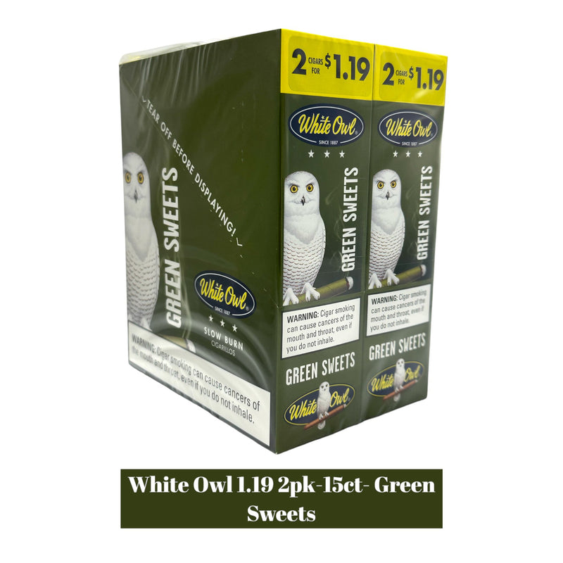 White Owl Cigarillos 1.19 2pk-15ct